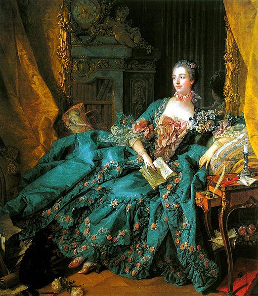 Francois Boucher Portrait of Madame de Pompadour china oil painting image